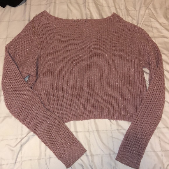 Wild fable purple sparkly sweater - Picture 4 of 4